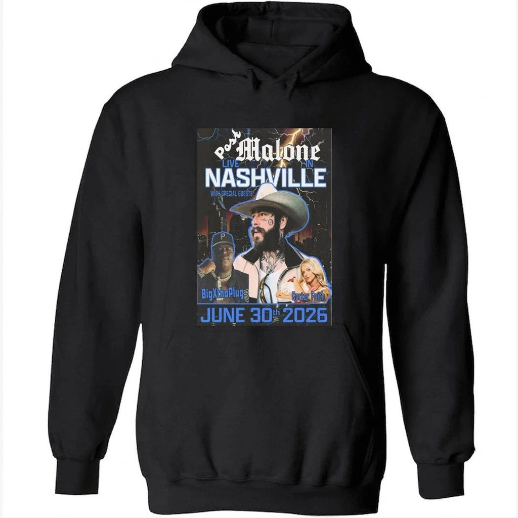 Post Malone June 30 2026 Nissan Stadium Nashville Show Poster Shirt