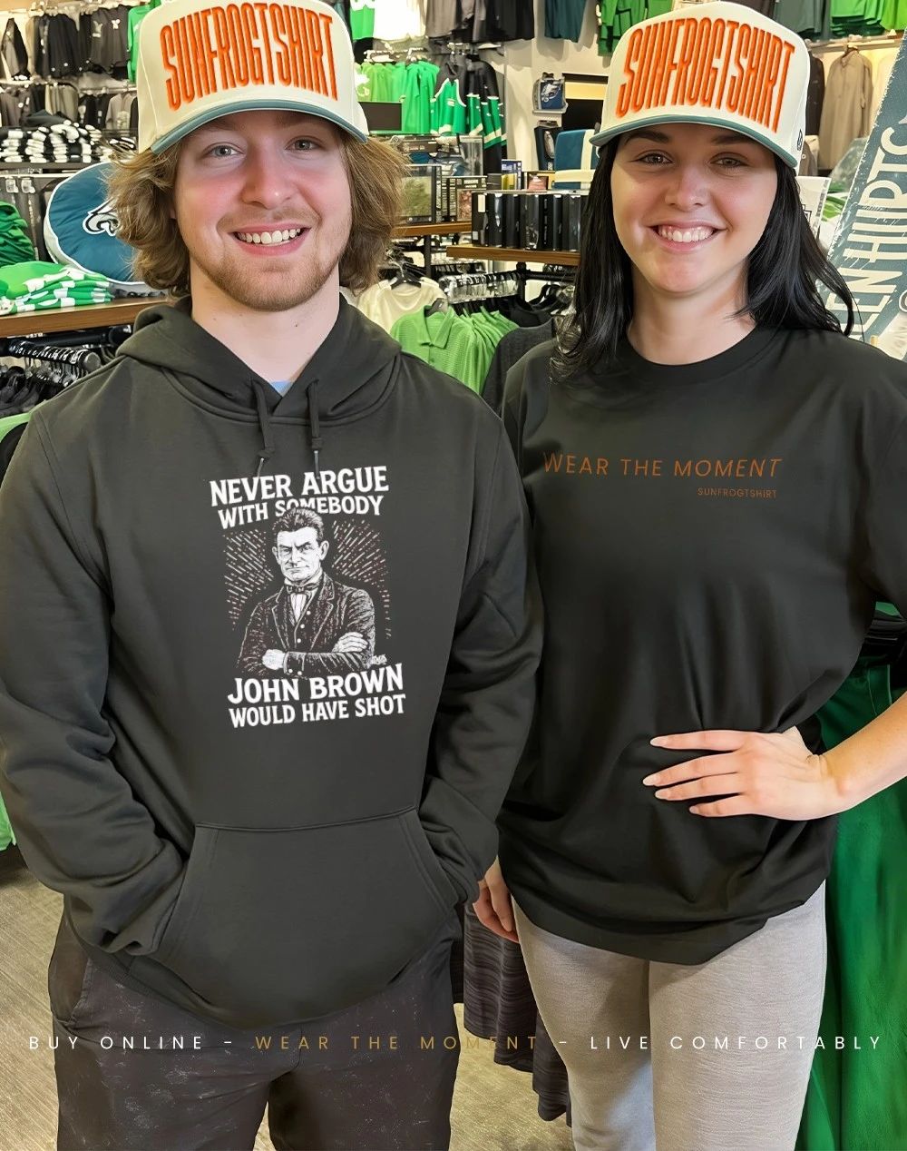 John Brown never argue with somebody would have shot shirt