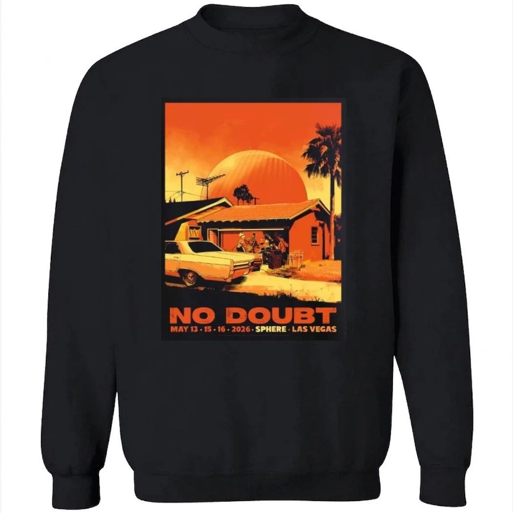 No Doubt Live At Sphere Las Vegas 2026 Weekend 2 Gig Poster On May 13 15 16 2026 T-Shirt
