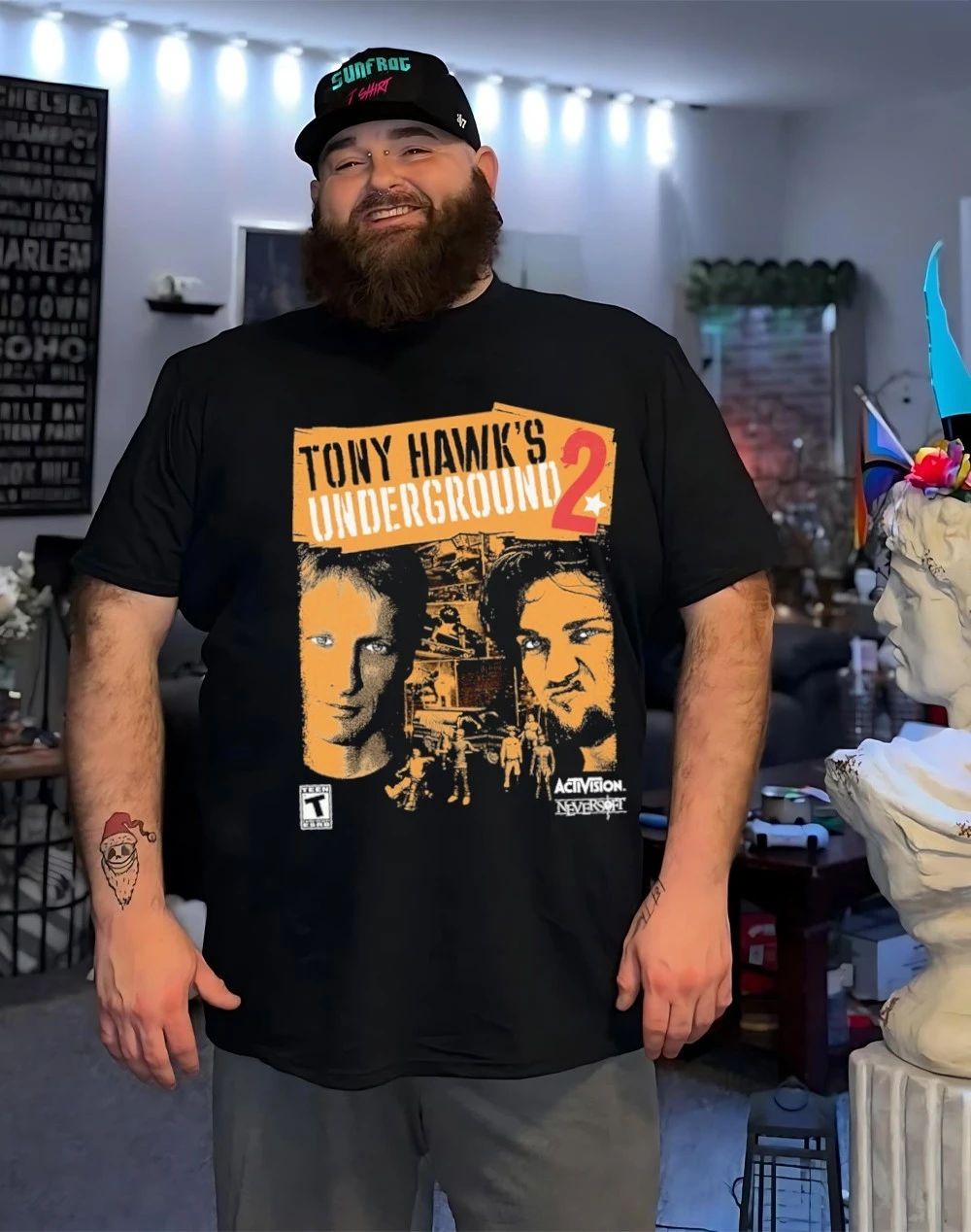Tony Hawk’s underground 2 activision neversoft shirt