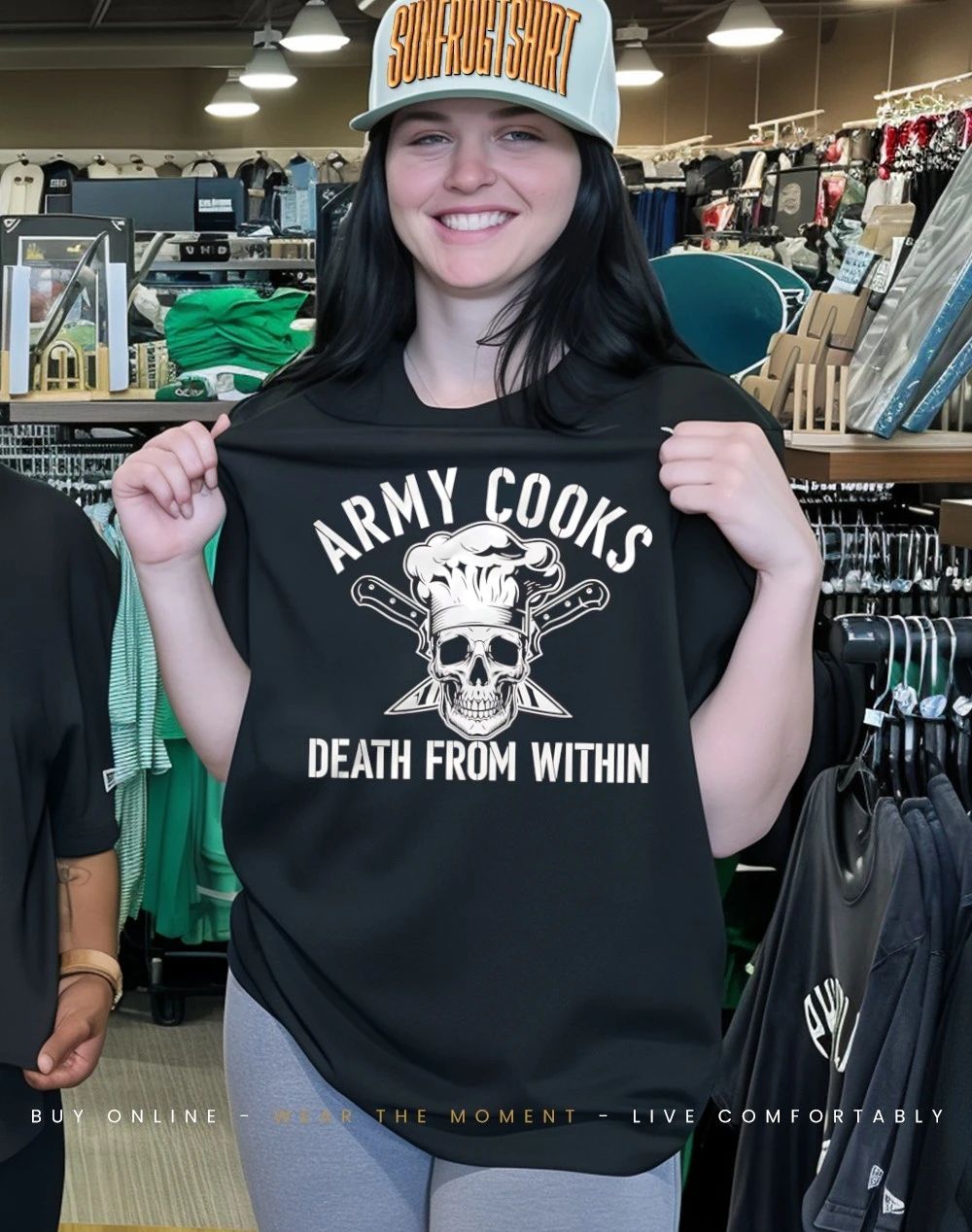 Army cooks death from within shirt