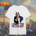 Chud The Builder Merch I Want You For Chud Army Dont Chimp Out On America Meme Shirt