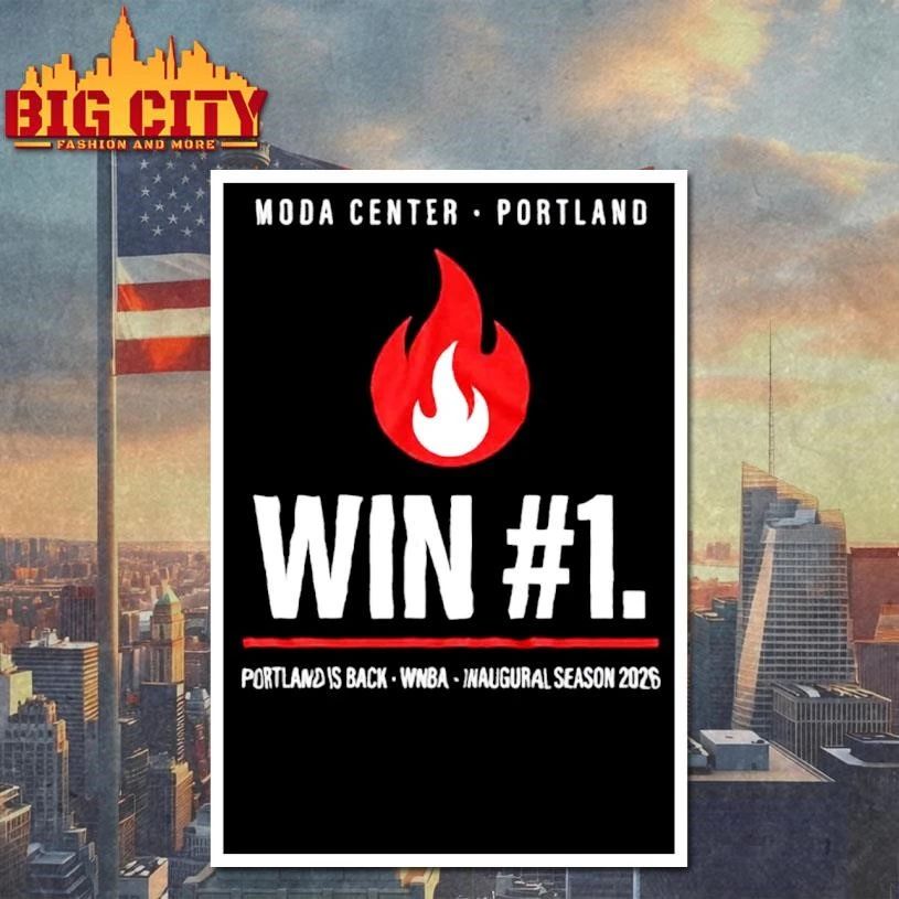 Portland Fire First Win WNBA Expansion Team History 2026 Shirt