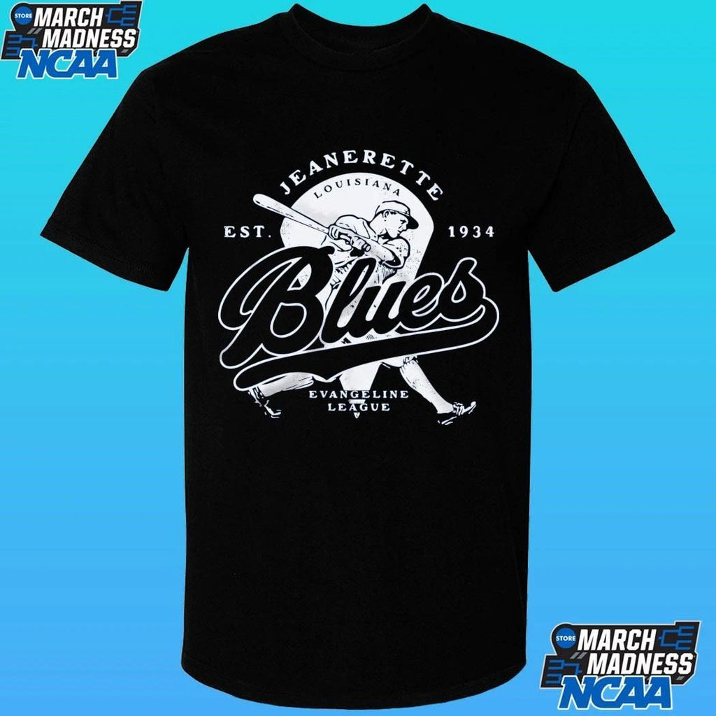Jeanerette Blues Louisiana Evangeline League Est 1934 Shirt