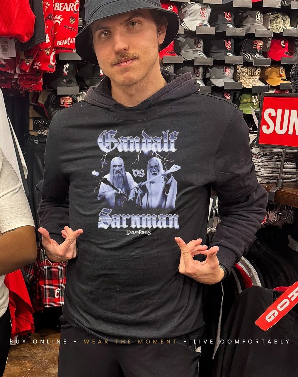 Gandalf vs Saruman showdown shirt