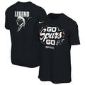 San Antonio Spurs legend Coach Pop est 1996 front and back shirt