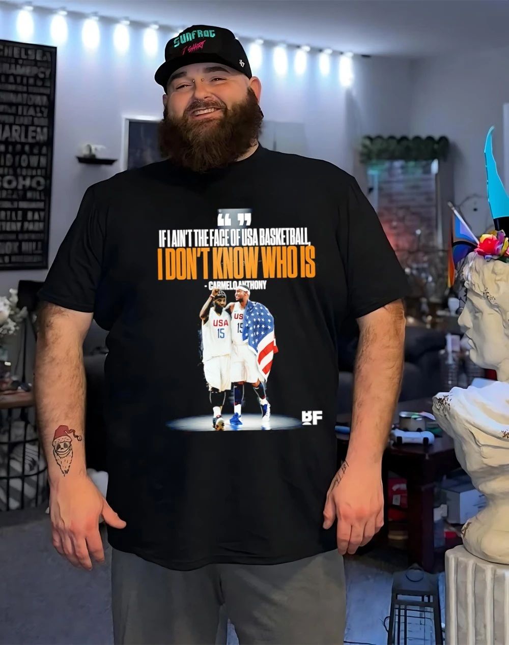Carmelo Anthony if I ain’t the face of USA basketball I don’t know who is shirt