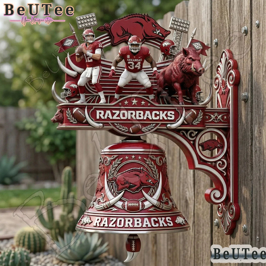 Arkansas Razorbacks Premium 3D Wall Bell