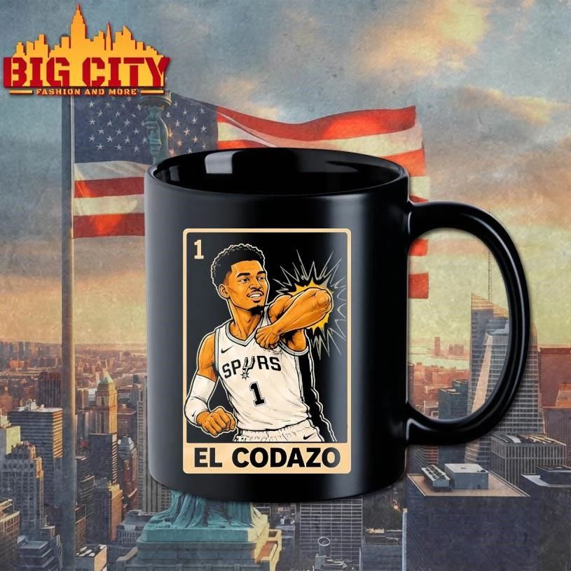 Victor Wembanyama San Antonio Spurs Retro Trading Card El Codazo Shirt