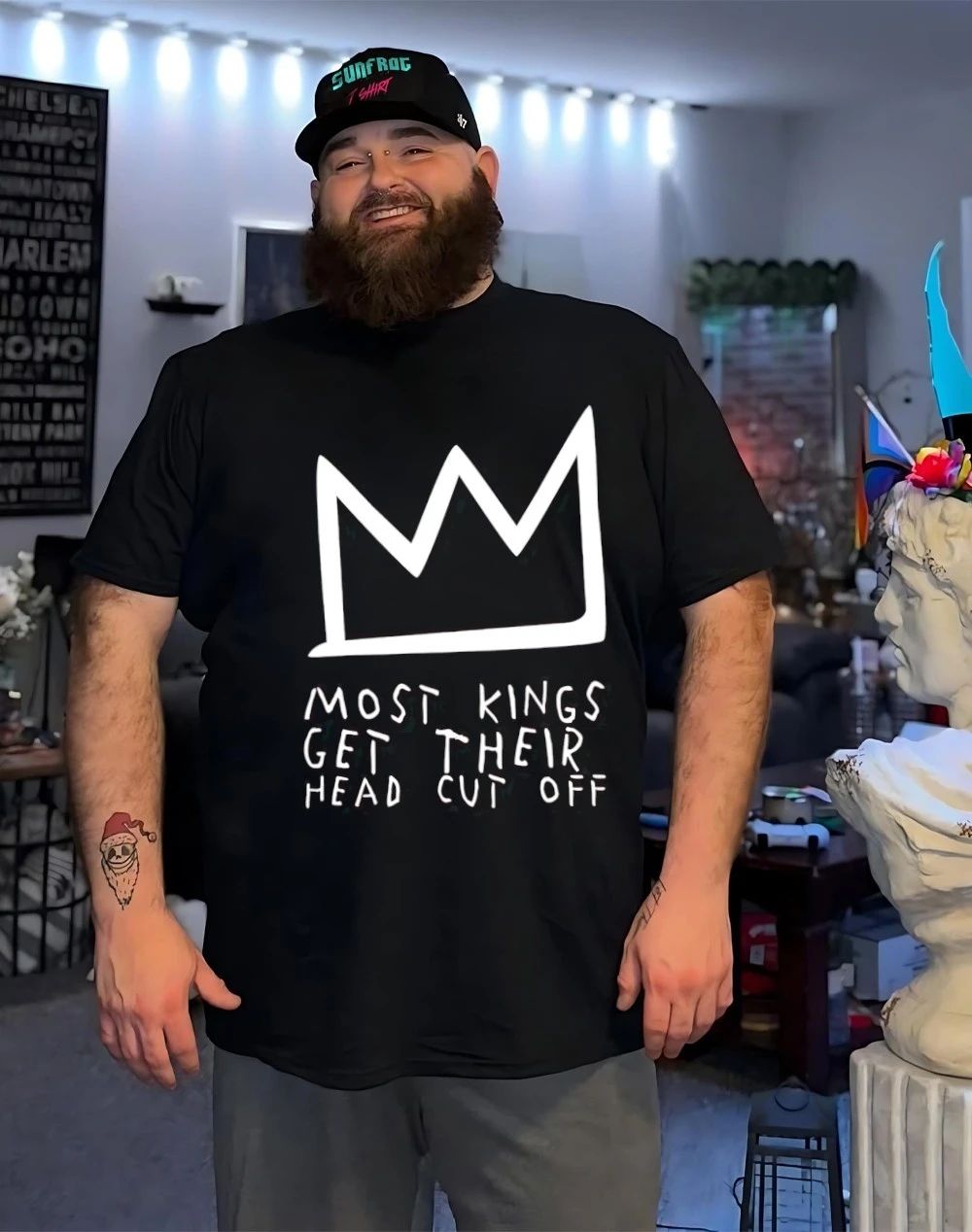 Crown most kings get their head cut off shirt