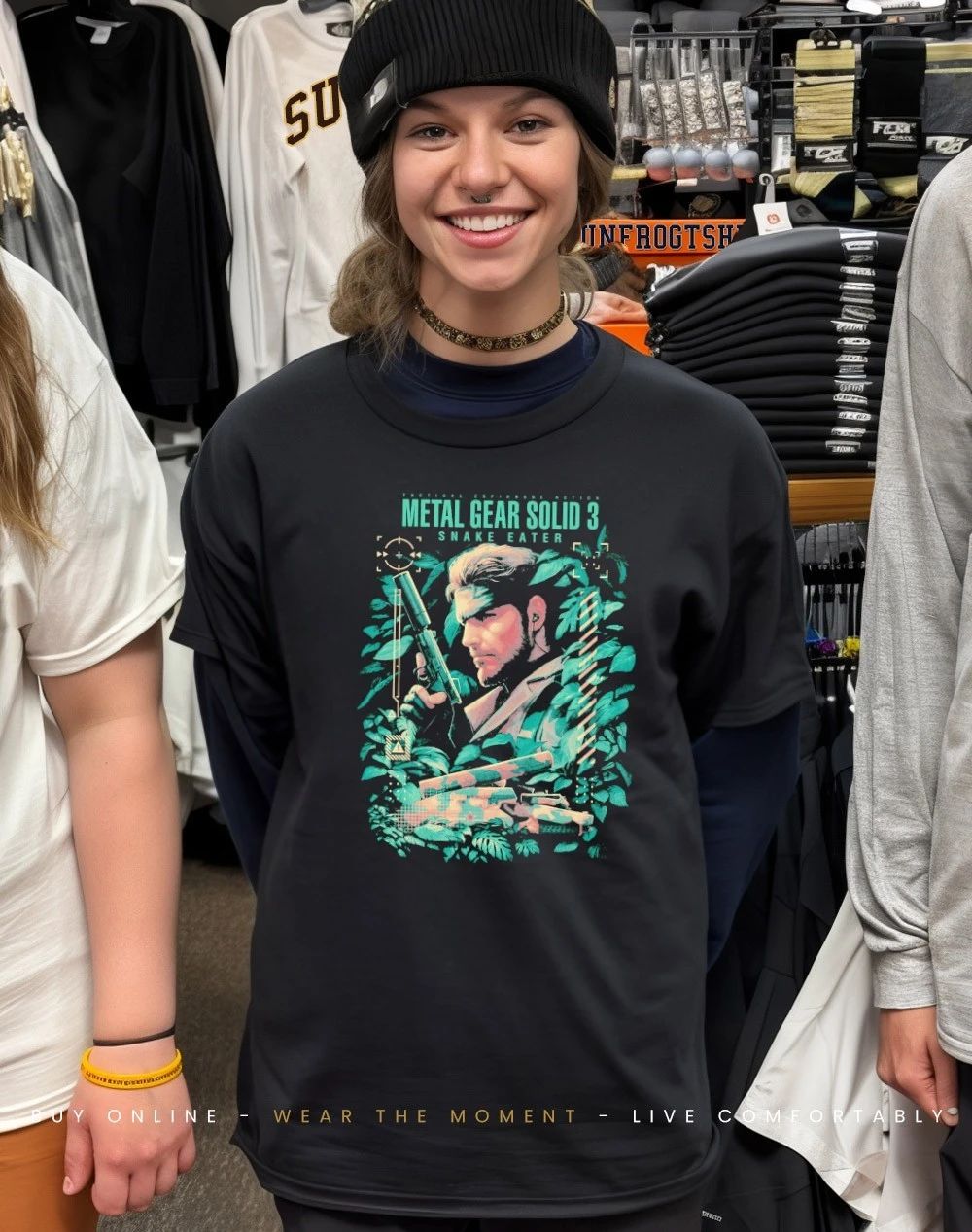 Metal Gear Solid 3 Snake Eater gaming shirt
