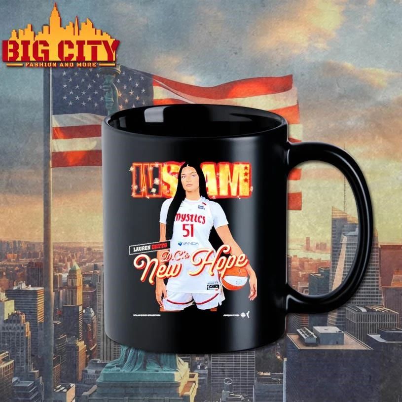 WSLAM Lauren Betts Covers Tee SLAM 262 D.C. New Hope 30 Years In The Future Of The WNBA Short Shirt