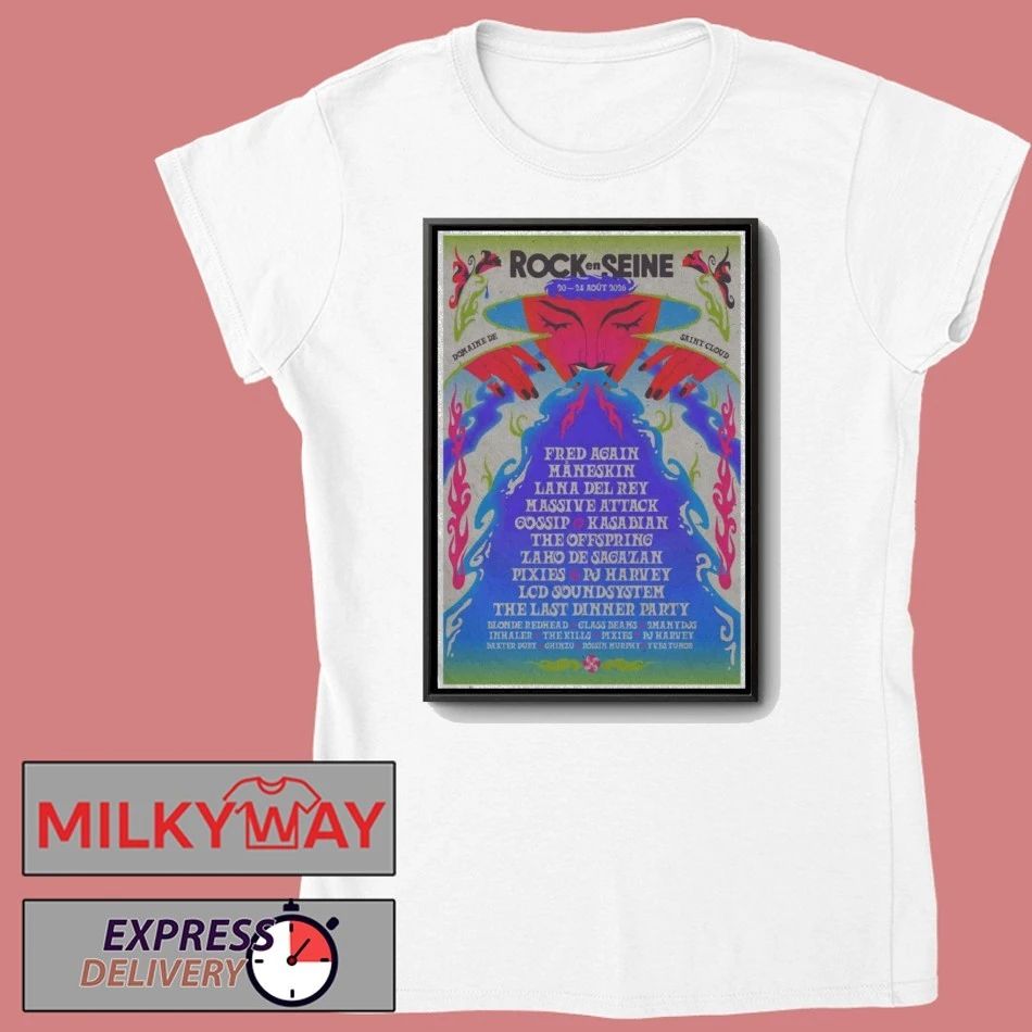 TOUR 2026 Rock En Seine Domaine Saint Cloud Poster LIMITED shirt