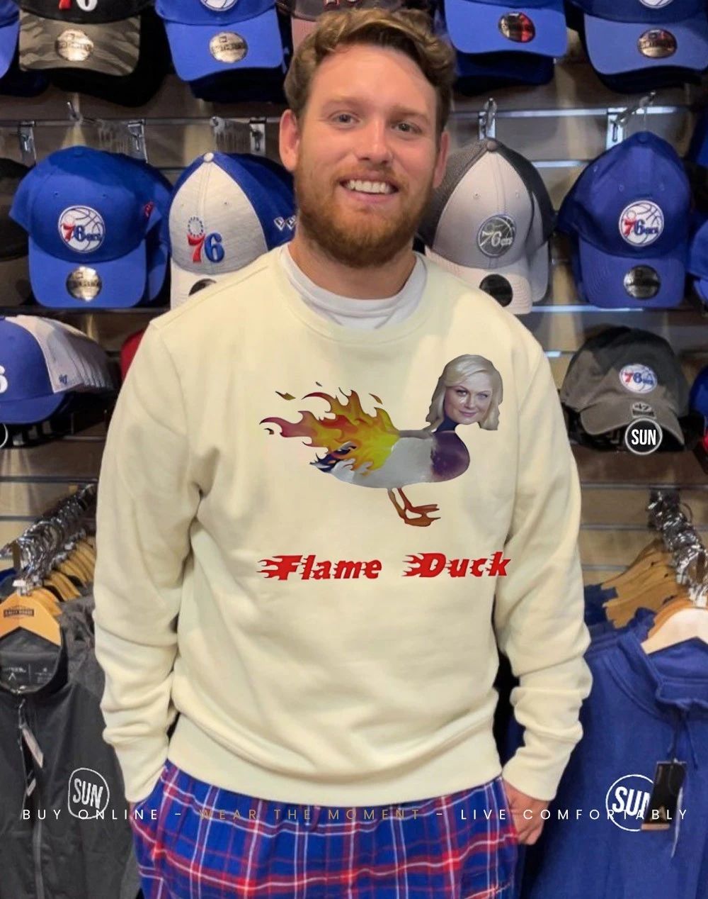 Parks and Rec Leslie Knope flame duck shirt