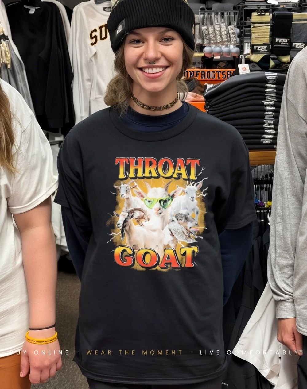 Vintage throat goat shirt