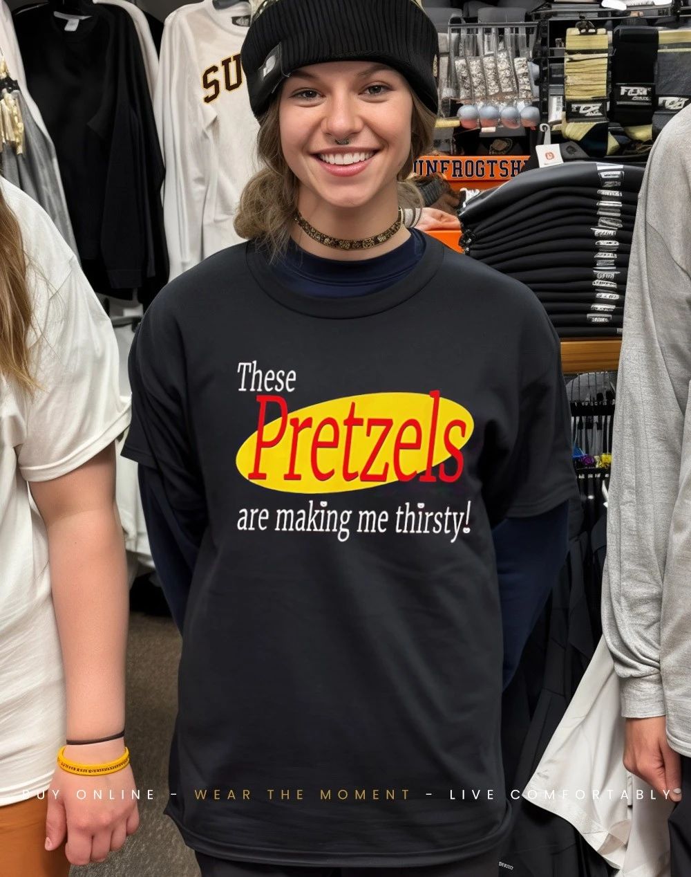 Seinfeld these pretzels are making me thirsty shirt