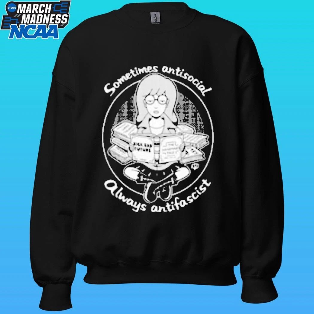 Sometimes Antisocial Always Antifascist Clay Graham Shirt