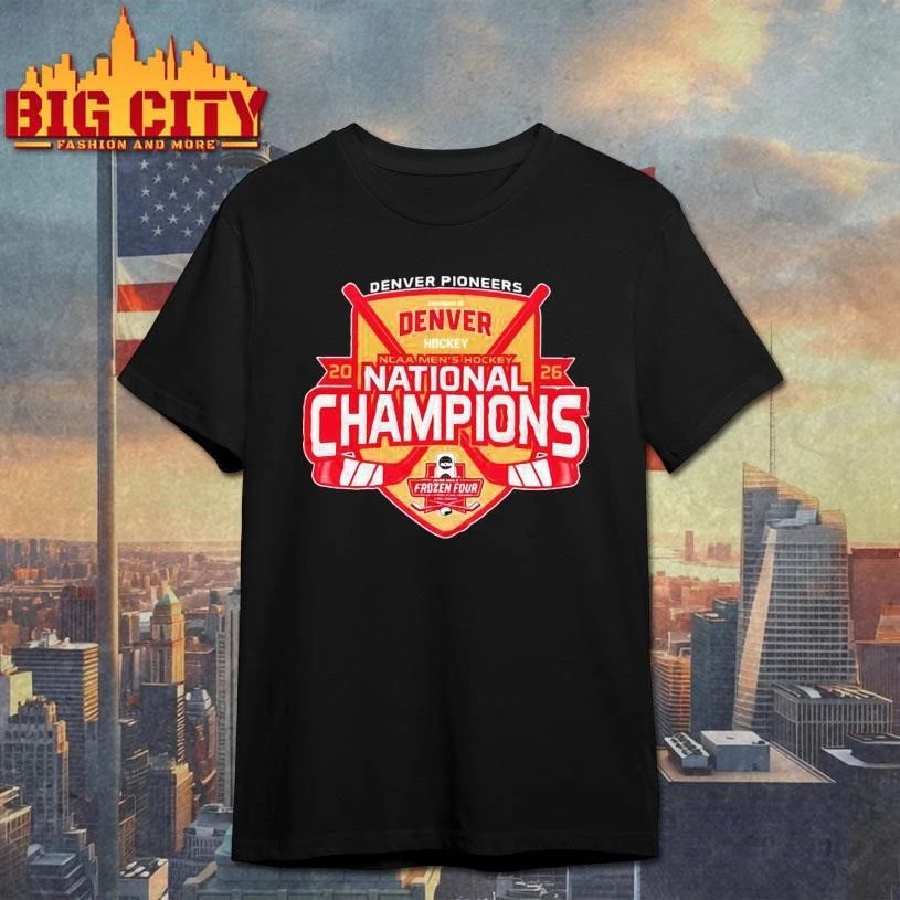 Denver Pioneers 2026 NCAA Men’s Hockey National Champions Frozen Four Shirt