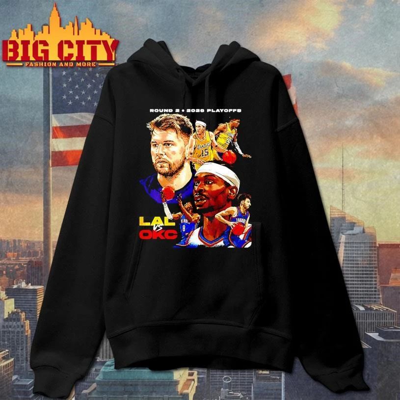 Los Angeles Lakers vs Oklahoma City Thunder 2026 NBA Playoffs shirt