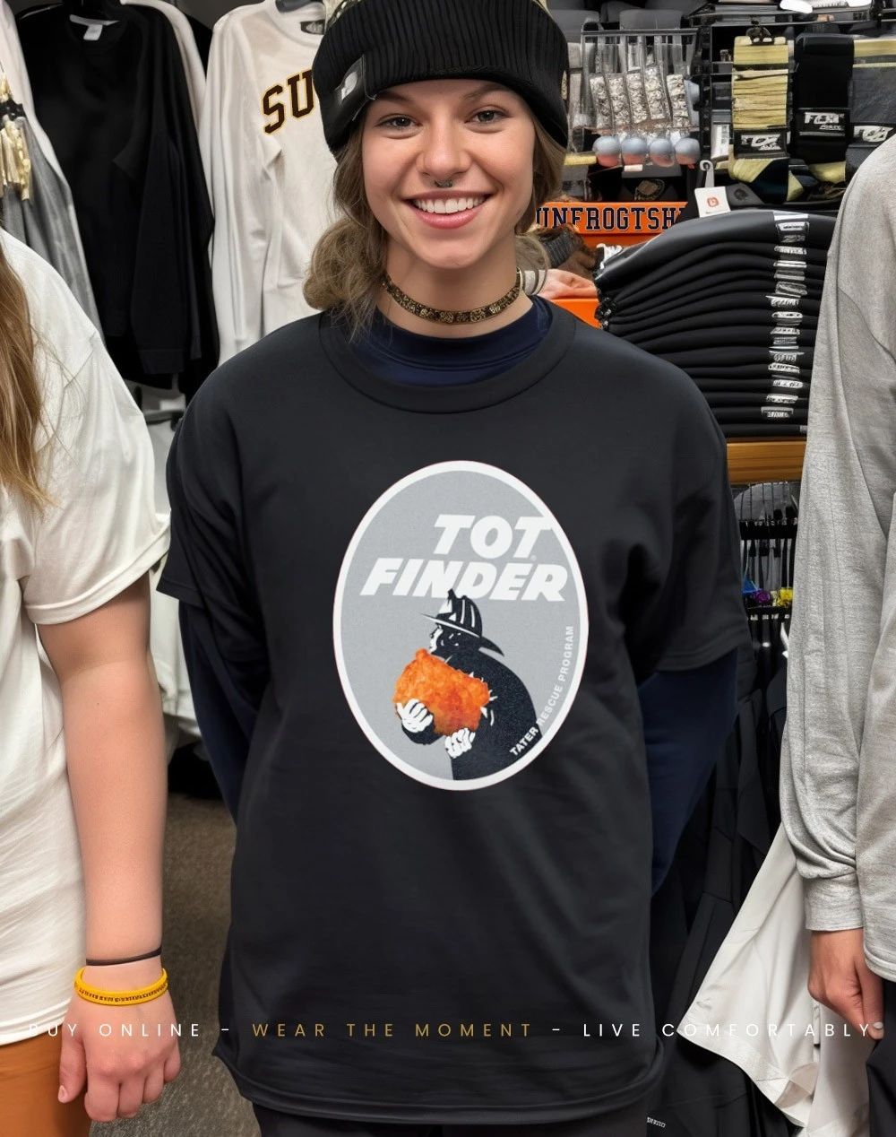 Tot Finder Tater Rescue Program shirt