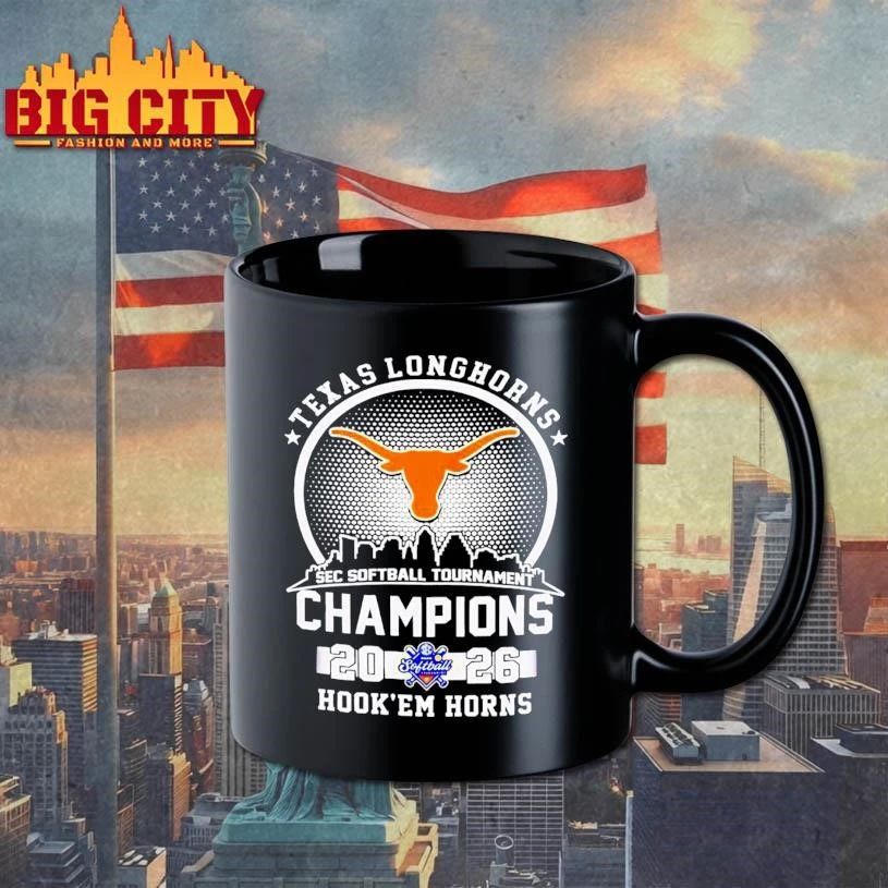Texas Longhorns 2026 SEC Softball Tournament Champions City Skyline Shirt