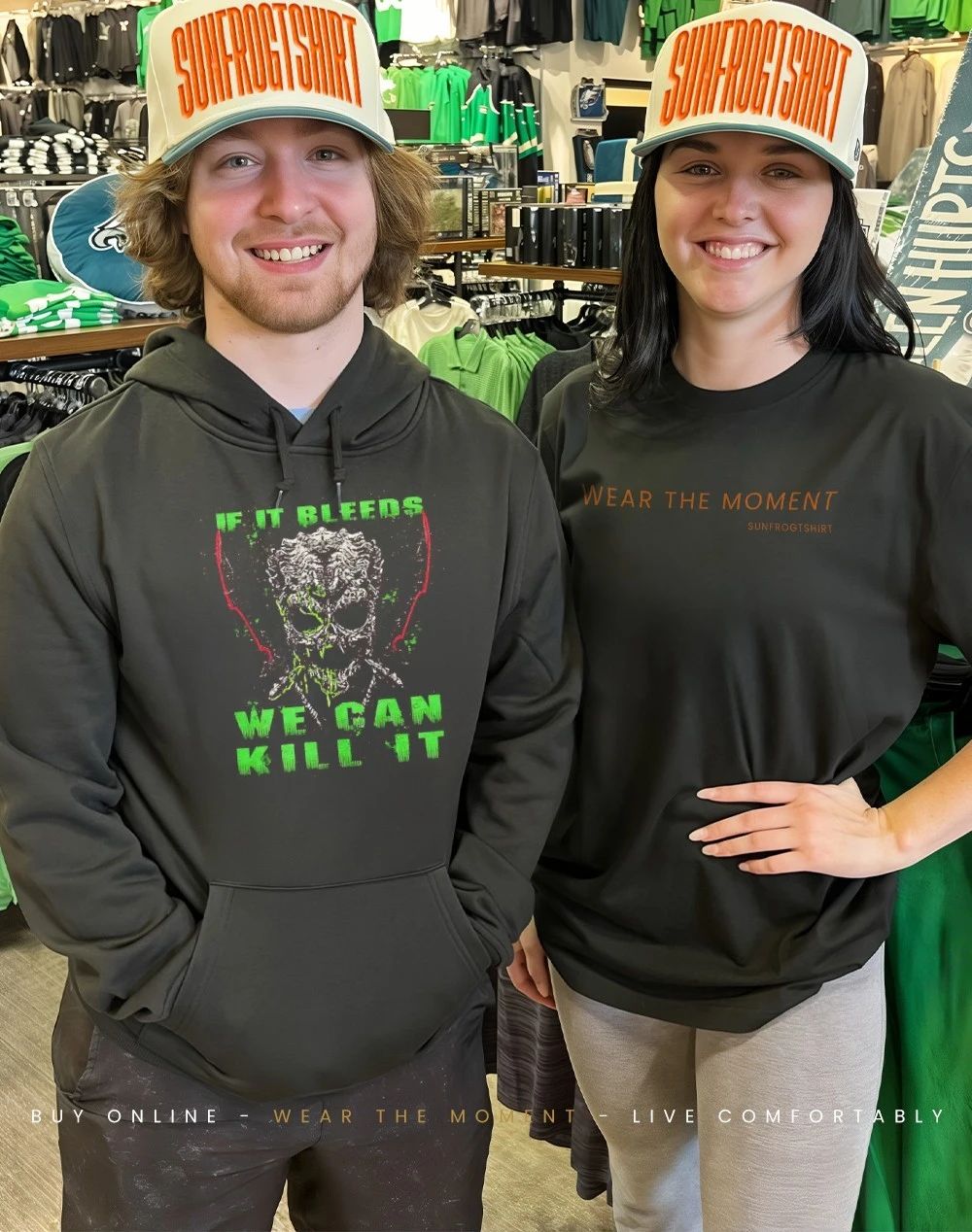 Skull if it bleeds we can kill it shirt