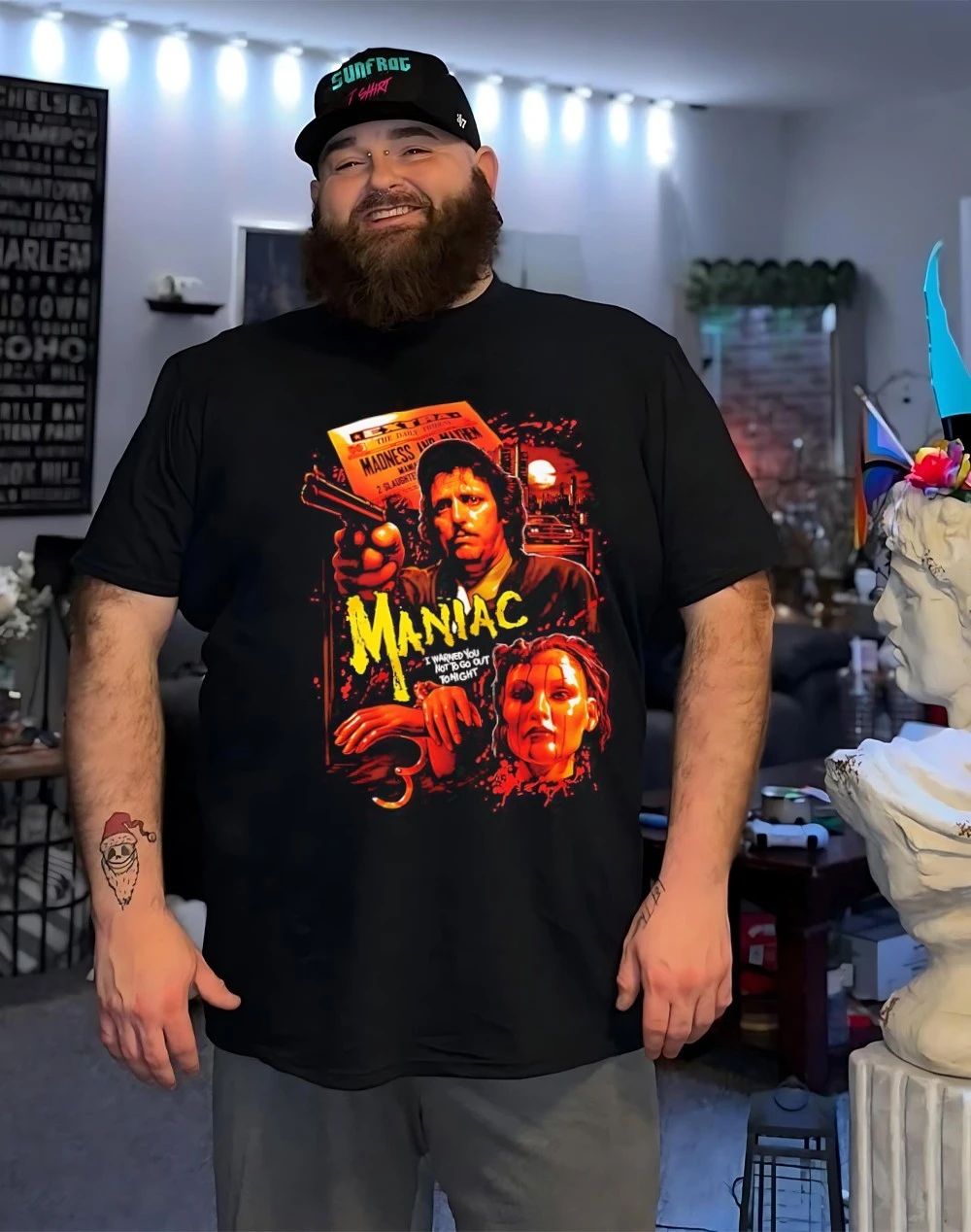 Maniac madness and mayhem I warned you not to go out tonight shirt