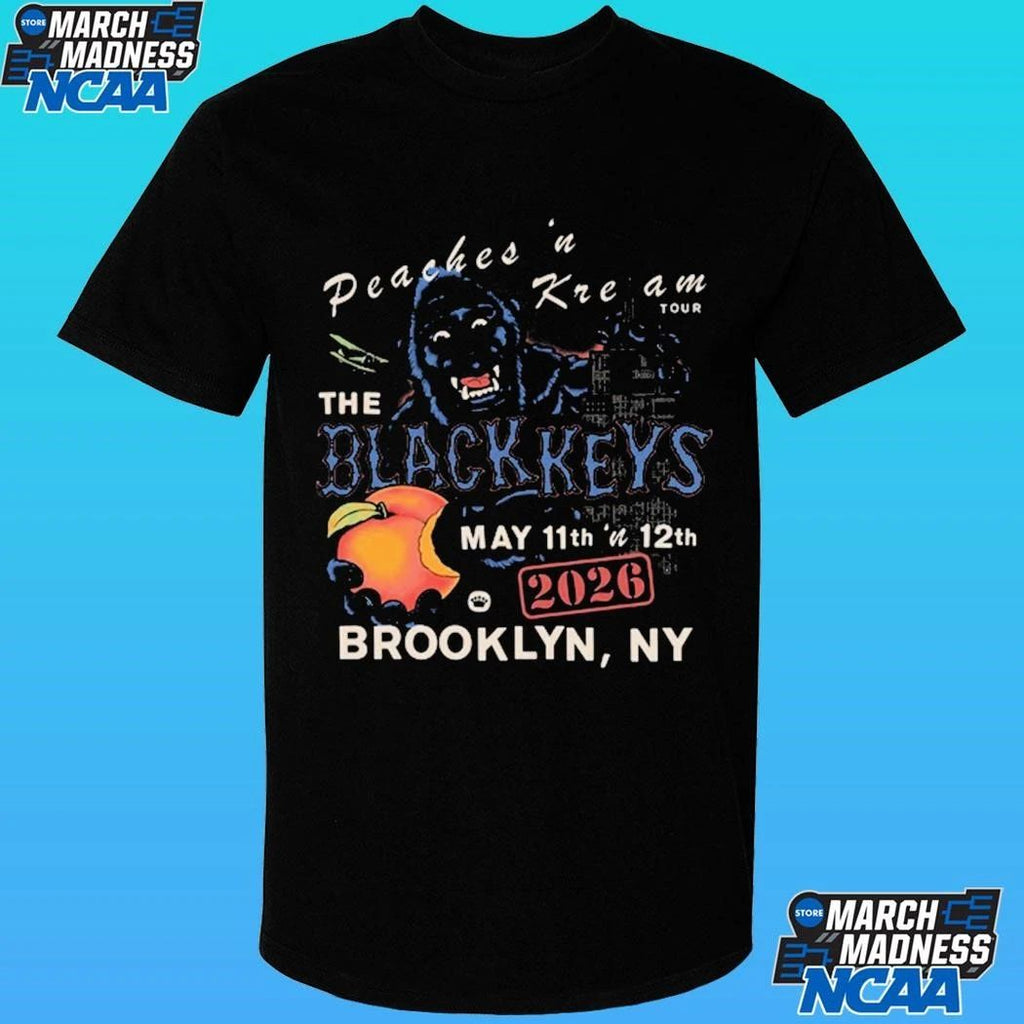 The Black Keys May 11-12 2026 Brooklyn Peaches N Kream Tour Tour Shirt