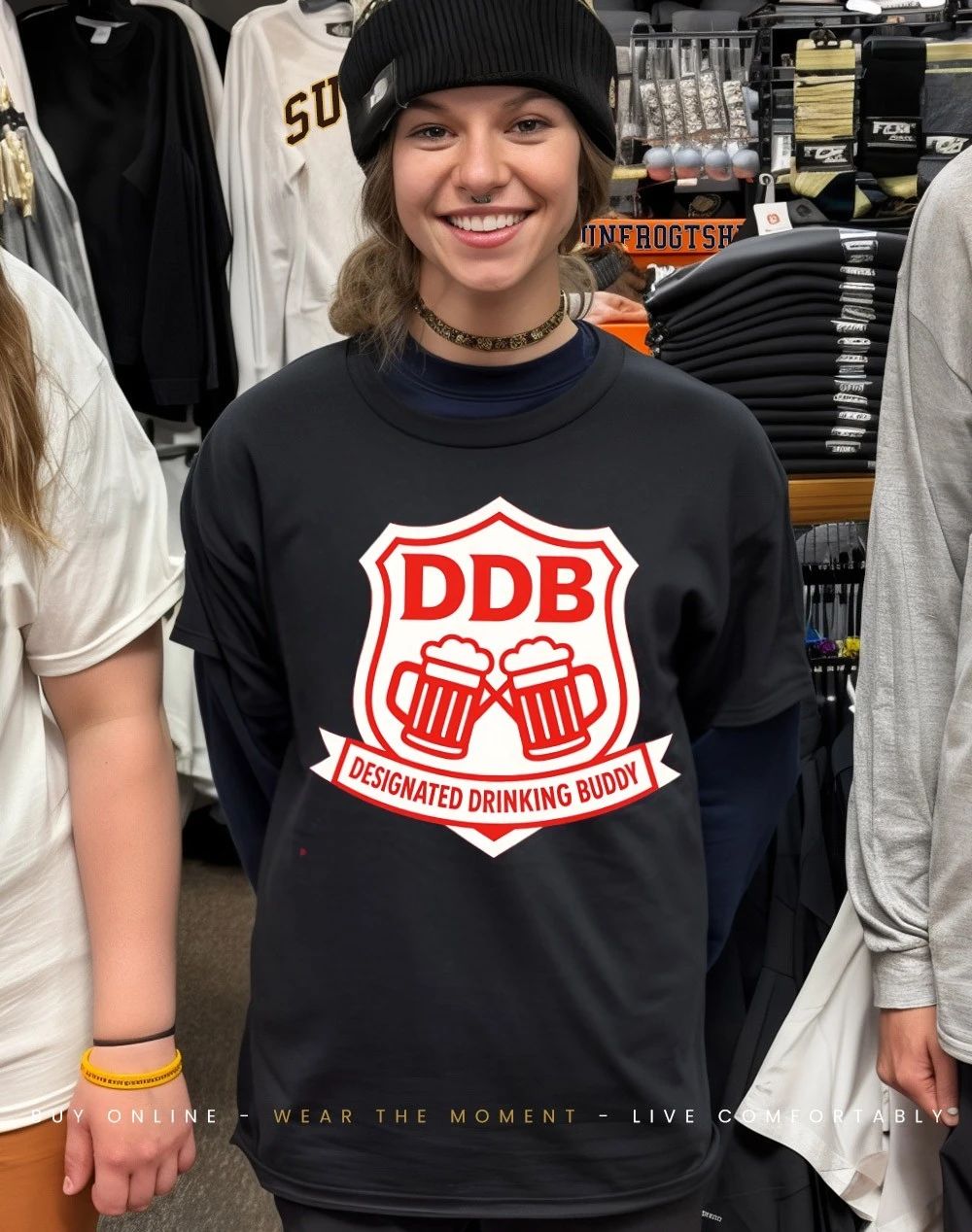 DDB designated drinking buddy shirt