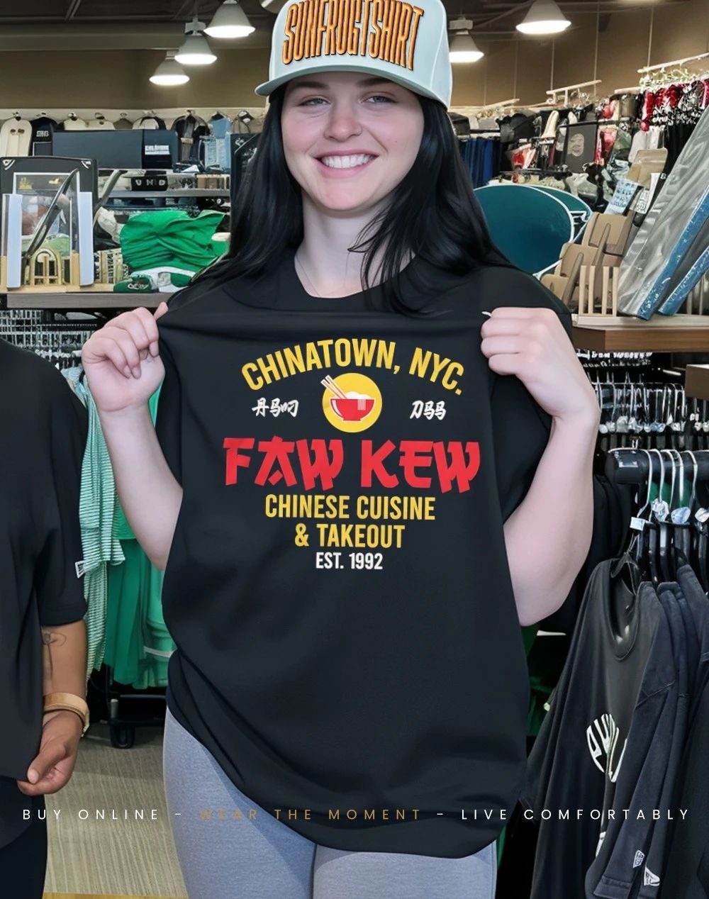 Faw Kew Chinese cuisine and takeout est 1992 shirt