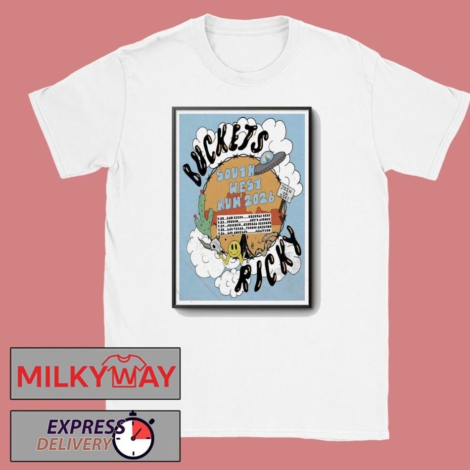 Buckets South West Run Tour 2026 Poster shirt