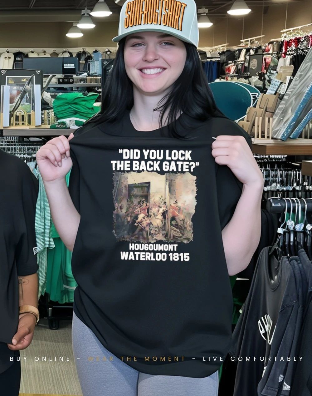 Hougoumont Waterloo 1815 did you lock the back gate shirt