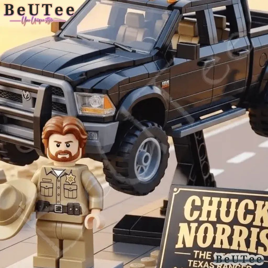 Texas Ranger Chuck Norris Commemorative Building Block Set