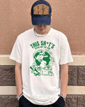 Earth toilet this shit’s taking way too long shirt
