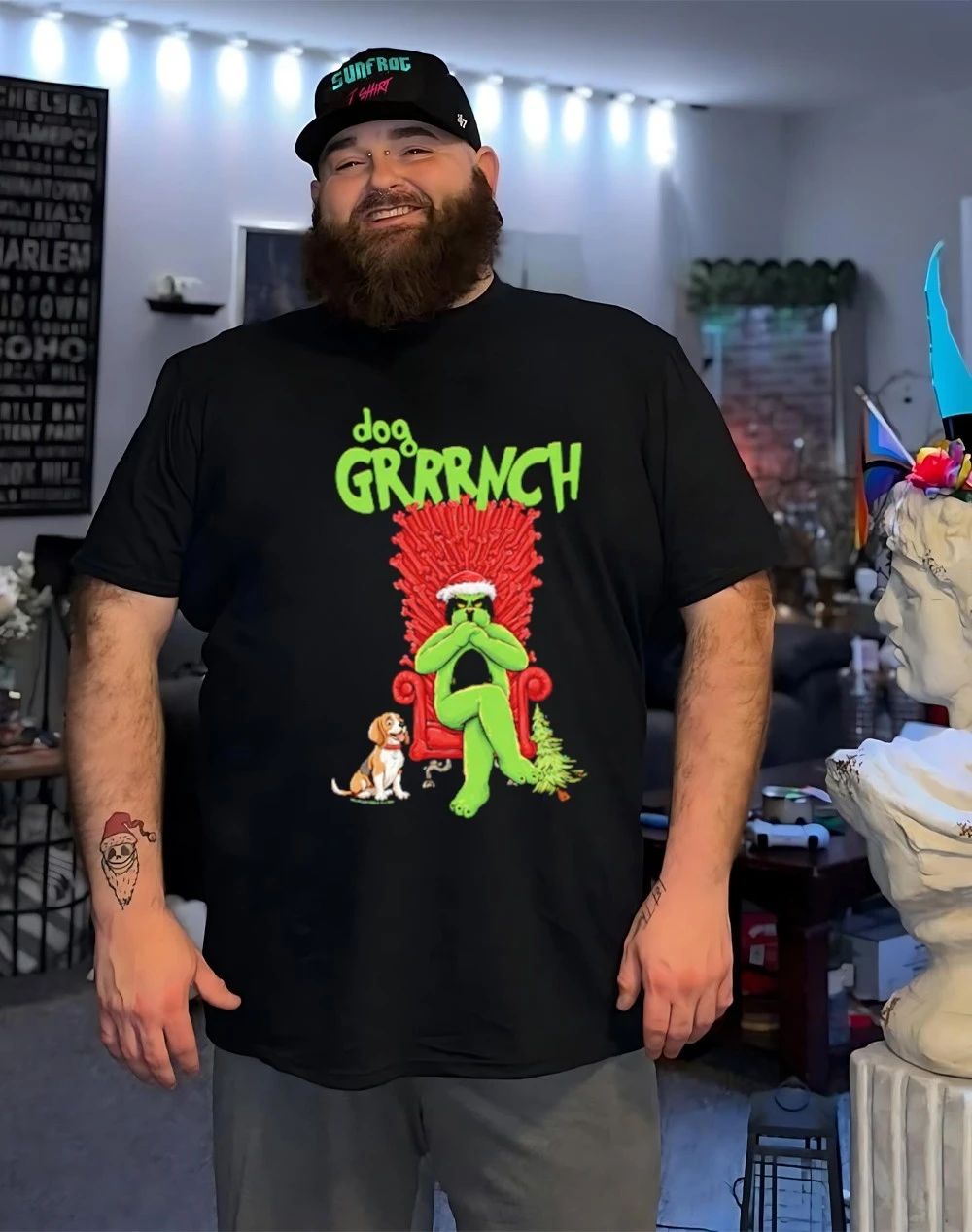 Dog Grrrinch Game of Thrones parody shirt