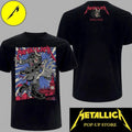 Metallica London 2026 M72 World Tour Two-Sided T-Shirt – Official London Stadium Merchandise – Exclusive Design