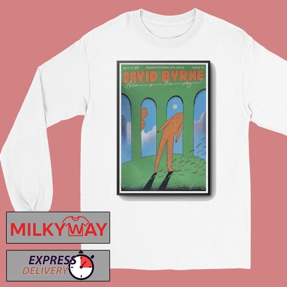 LIMITED May 11-12 2026 David Byrne Poster Durham Performing Arts Center Durham, NC shirt