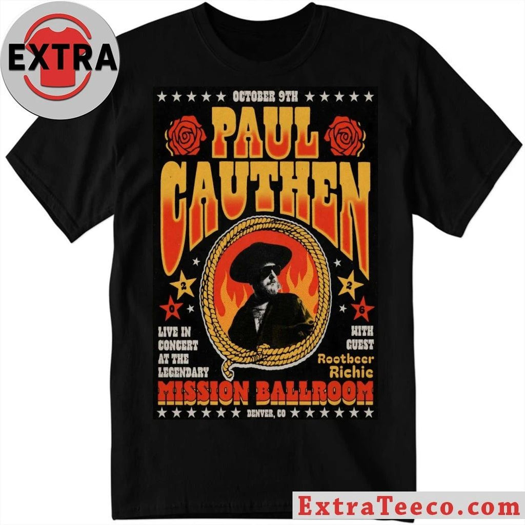 Paul Cauthen October 9 2026 In Denver CO Poster Shirt