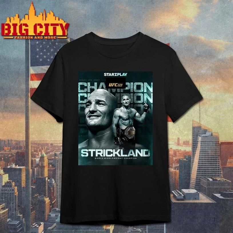 Sean Strickland 2026 World Middleweight Champion UFC 328 Shirt