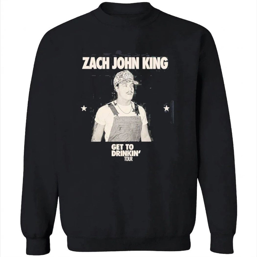 Zach John King Get To Drinkin’ Tour 2026 North America Schedule T-Shirt