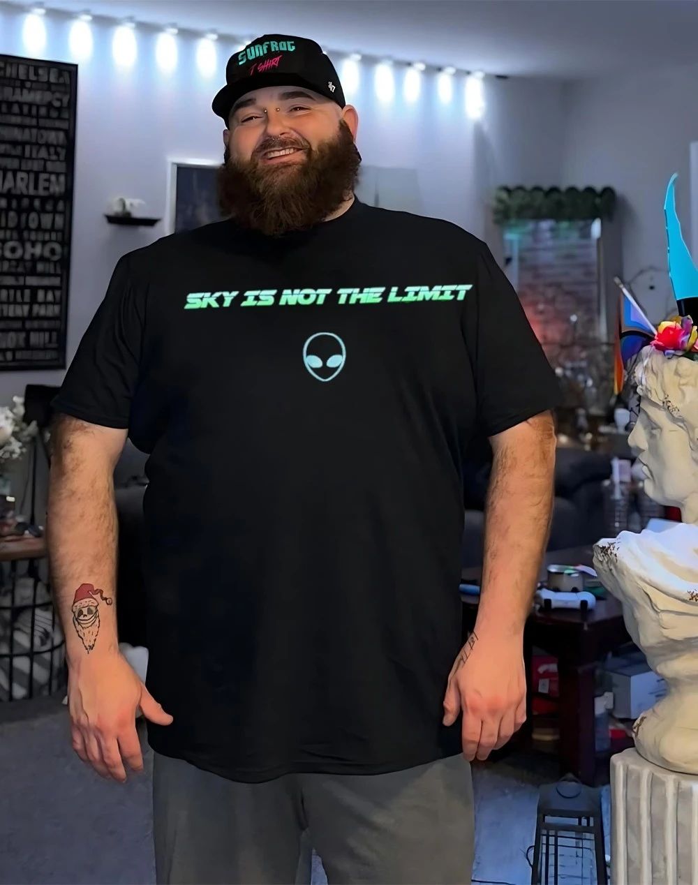 Victor Wembanyama Sky is not the limit front and back shirt