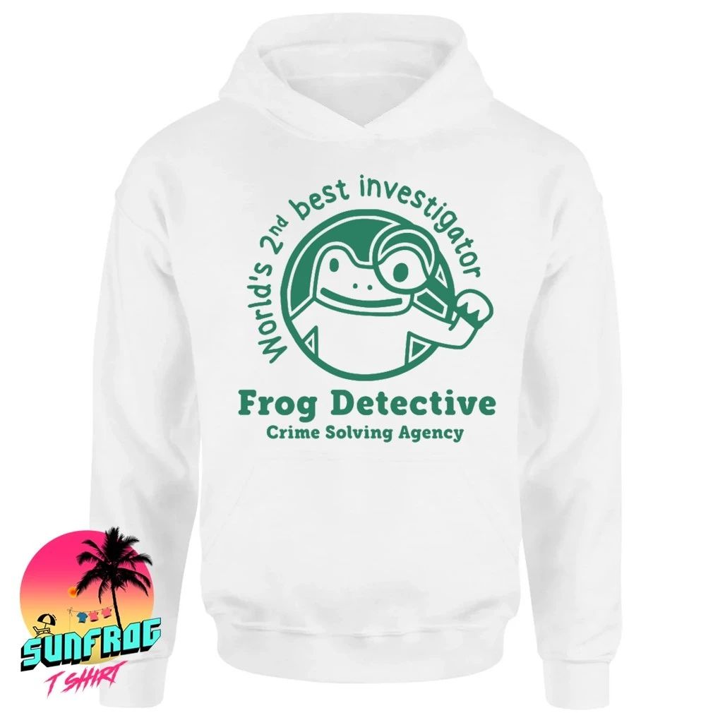World’s 2nd best investigator Frog Detective crime solving agency shirt