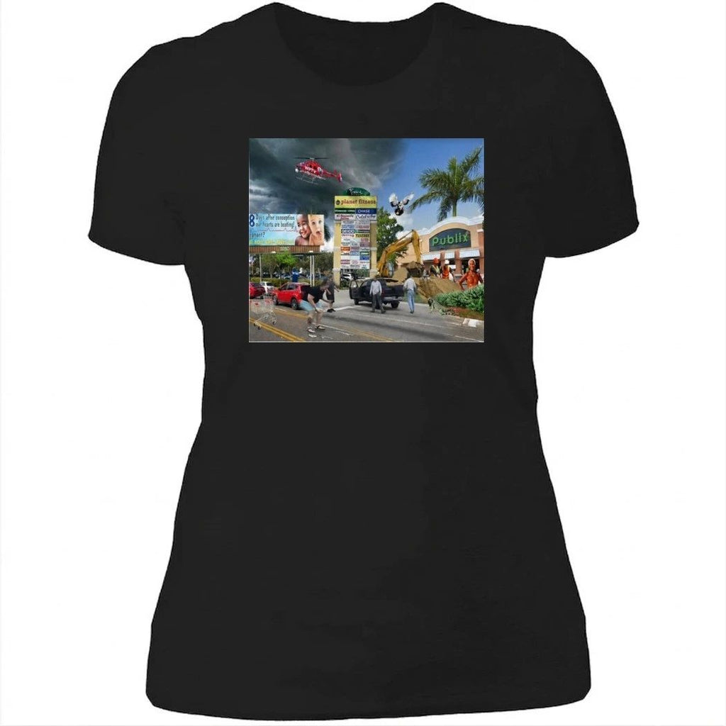 Funny Chaotic Florida Shopping Plaza Graphic Shirt