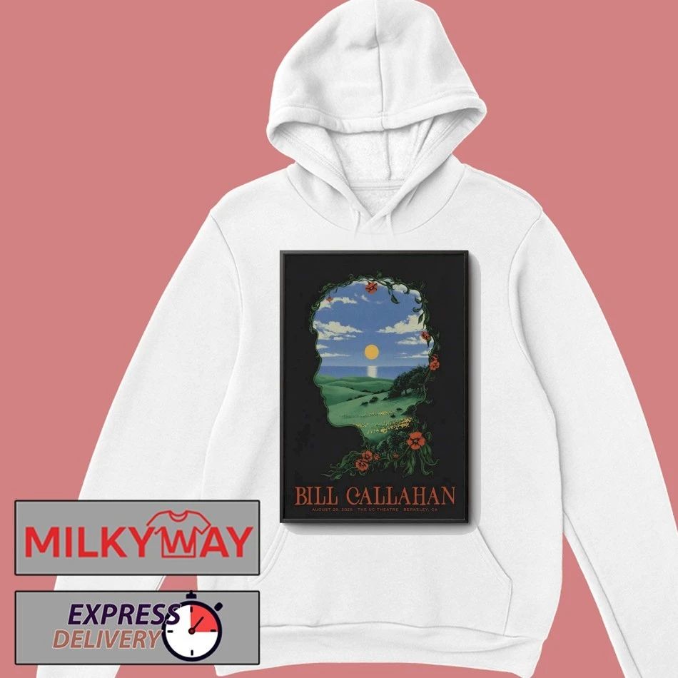 Bill Callahan At The UC Theatre On Aug 28 2026 Poster shirt