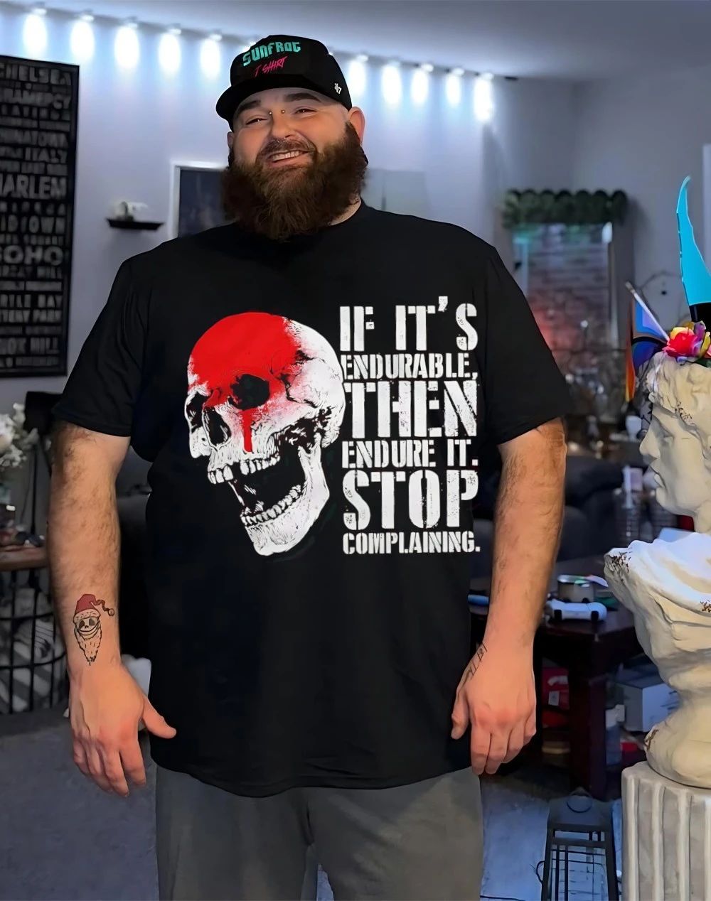Skull if it’s endurable then endure it stop complaining shirt