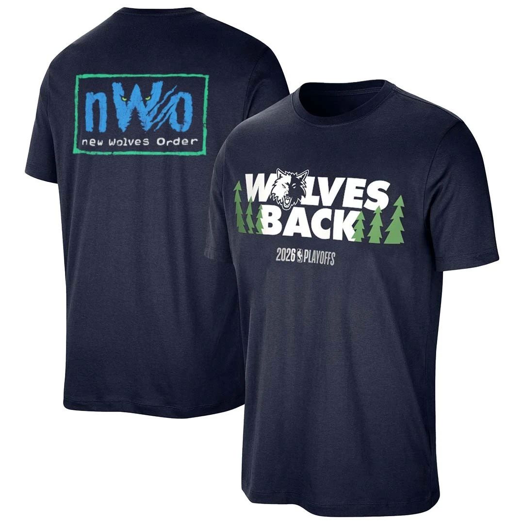 Timberwolves NWO Wolfpack front and back shirt