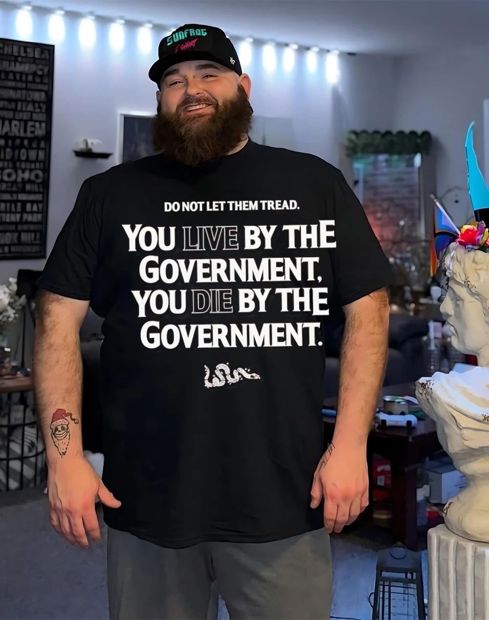 Do not let them tread you live or die by the government shirt