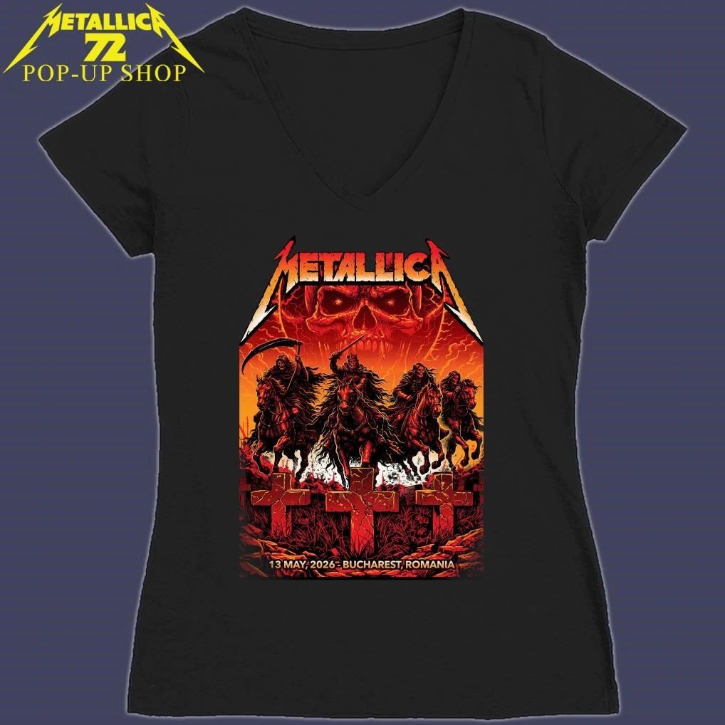 Metallica﻿ M72 Bucharest May 13, 2026 at Arena Națională Bucharest, Romania by Maxx242 Pop-Up Shop T-Shirt