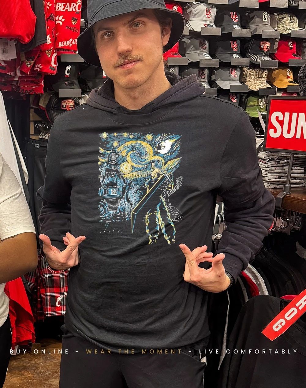 Final Fantasy and Van Gogh Starry Remake shirt