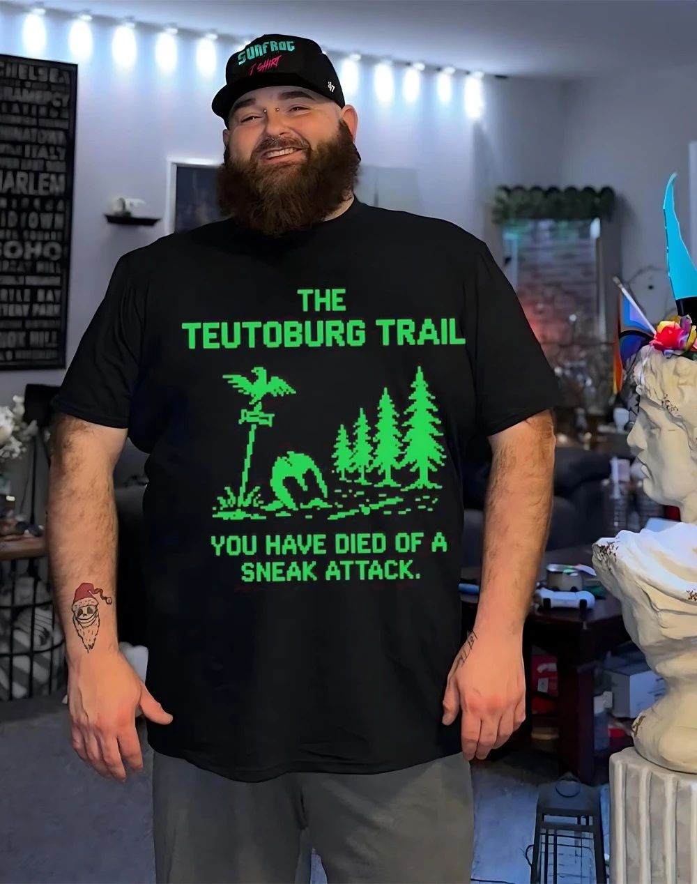 Oregon Trail the Teutoburg Trail you have died of a sneak attack shirt